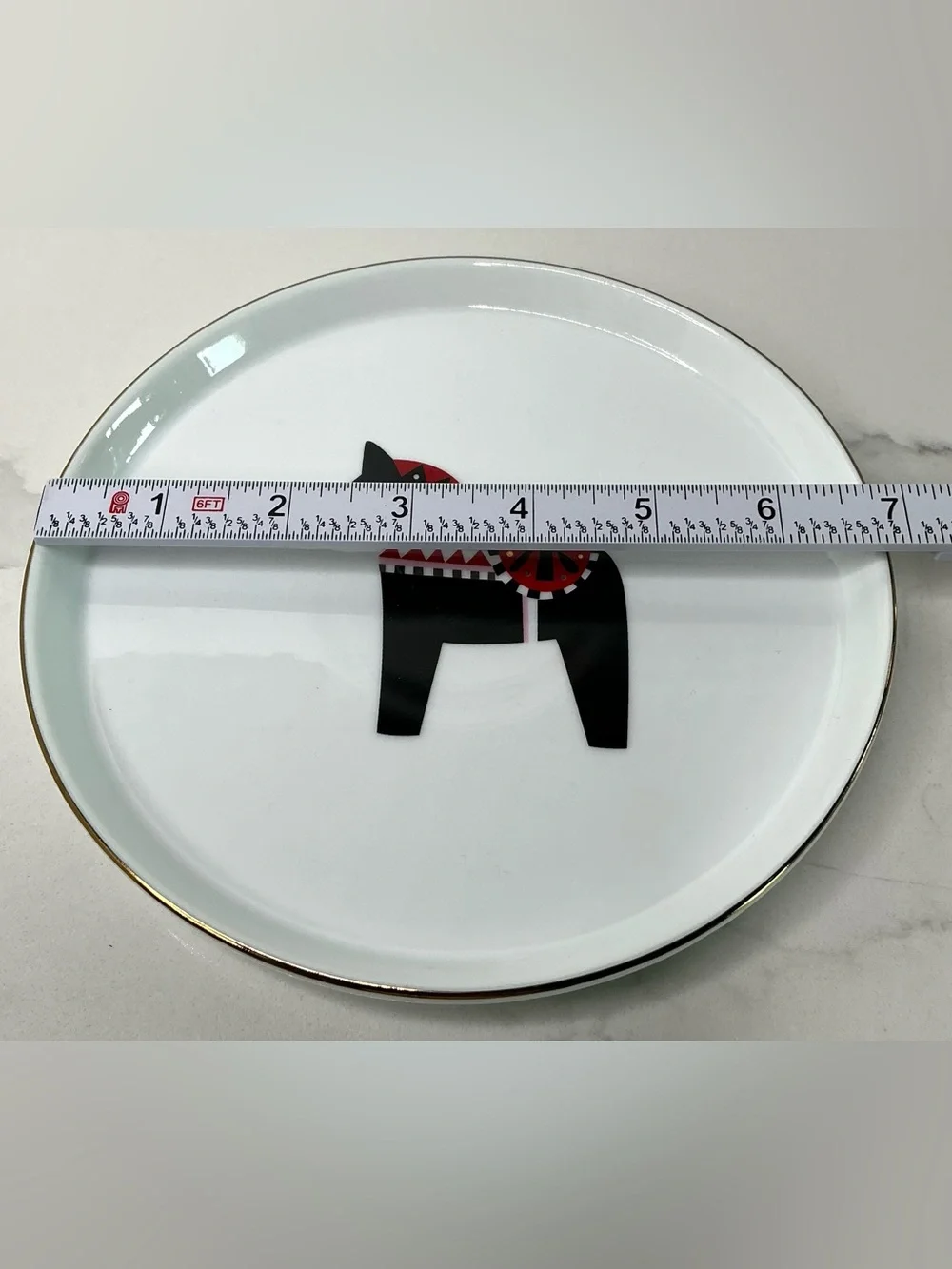 4 Appetizer Plates Project 62 Scandinavian Design Porcelain Holiday Preowned